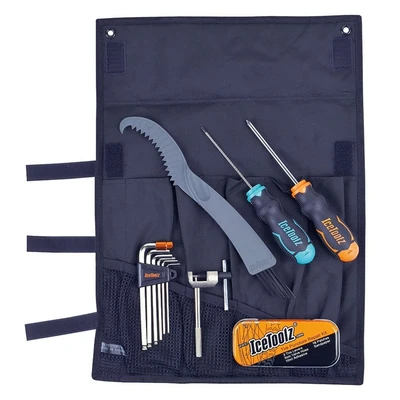 Набор инструмента в скрутке Starter Tool-Roll IceToolz 84S2/6-800282 1565258873