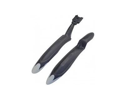 Комплект крыльев 24"-26" XGNB-039A, пластик, черно-серые/610240 1785084614