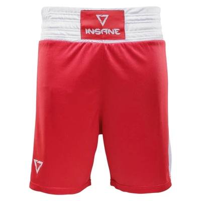 Шорты боксерские INSANE BASE IN22-BT100, полиэстер, красный 1522181849