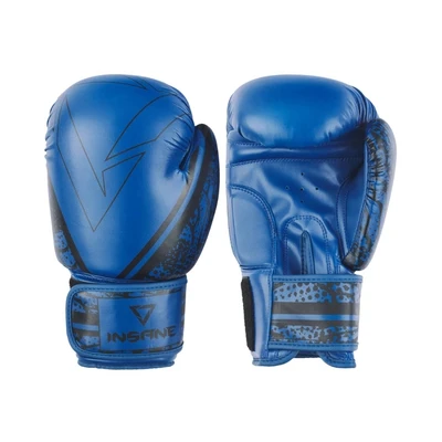 Перчатки боксерские INSANE ODIN IN22-BG200, ПУ, синий, 8 oz 697728423