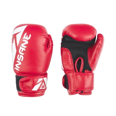 Перчатки боксерские INSANE MARS IN22-BG100, ПУ, красный, 12 oz 155921785
