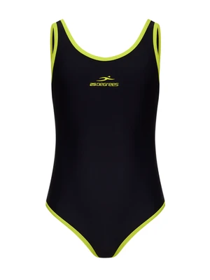Купальник для плавания 25DEGREES Edge Black/Lime 25D22001K, полиамид, детский 1755030489