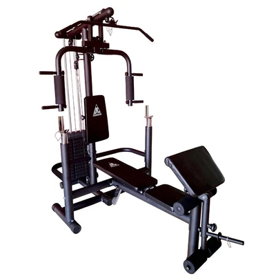 Силовой комплекс со скамьей DFC Homegym (три короба + два груза) 1654079672