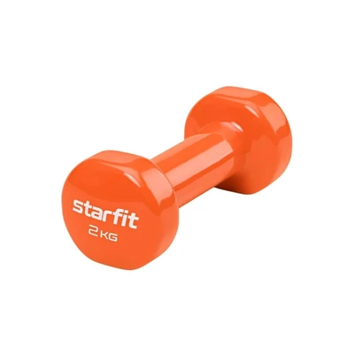 Гантель виниловая STARFIT DB-101 2 кг, оранжевый 1757673309