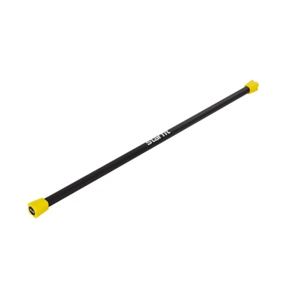 Бодибар STARFIT BB-301, 2 кг, неопреновый, черный/желтый 30641294