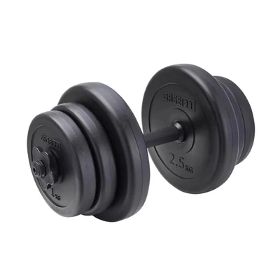 Гантель разборная пластиковая в коробке BASEFIT DB-717, 10 кг 804136730