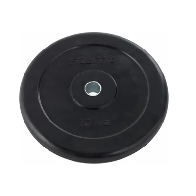 Диск обрезиненный черный STARFIT BB-202, 26 мм, 10 кг 462122920