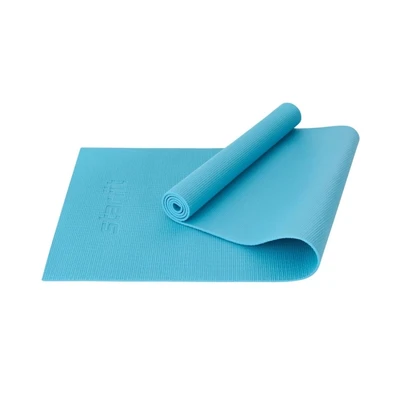 Коврик для йоги и фитнеса STARFIT FM-101 PVC, 0,6 см, 183x61 см, синий пастель 1374818515