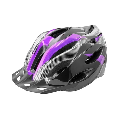 Шлем защитный FSD-HL021 (out-mold) L (58-60 см) чёрно-пурпурный/600124 805355392