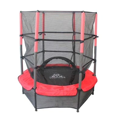 Батут DFC JUMP KIDS 55' красн/сер, сетка (137см) 871598844
