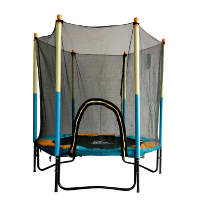 Батут DFC JUMP KIDS 60' желт/син, сетка (150см) 1744045769