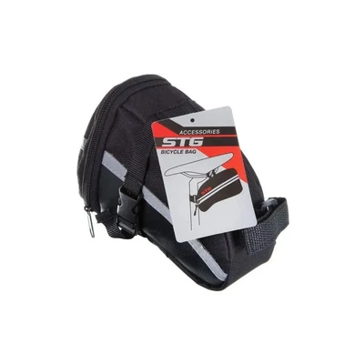 Велосумка STG 13196 под седло, черная. Х83840 520001209