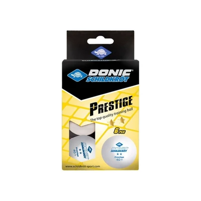 Мячики для н/тенниса DONIC PRESTIGE 2, 40+ 6 штук, белые 1729479530