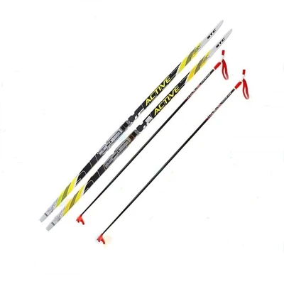 Лыжный комплект STC 200 NNN Step-in с палками (Wax) 979439834