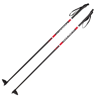 Лыжные палки VUOKATTI 100 Black/Red 100% стекловолокно (5) 564937108