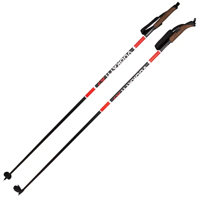 Лыжные палки VUOKATTI 175 Black/Red гибрид 35/65 1912826270