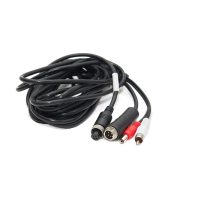 Кабель 4-pin (мама) — 4-pin (папа) + 1 audio + 1 power, 5 метров 826288907