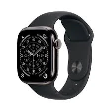 Apple Watch Series 11 + Cellular 46mm Slate Titanium Case with Black Sport Band - M/L (MFD24ZP/A) 2104408934