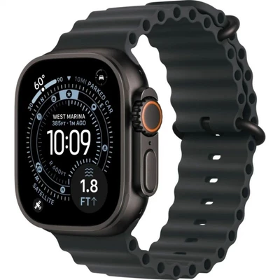 Apple Watch Ultra 3 49mm Black Titanium Case with Black Ocean Band (MF0J4ZP/A) 356688394