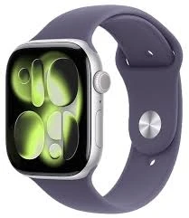 Apple Watch Series 11 42mm Silver Aluminium Case with Purple Fog Sport Band - S/M (MEU64ZP/A) 494261649