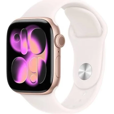 Apple Watch Series 11 42mm Rose Gold Aluminium Case with Light Blush Sport Band - S/M (MEU04ZP/A) 645639464