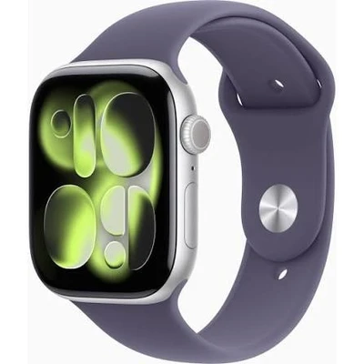 Apple Watch Series 11 46mm Silver Aluminium Case with Purple Fog Sport Band - S/M (MEV94X/A) 73996864
