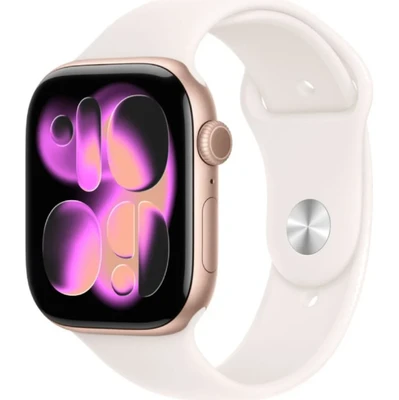Apple Watch Series 11 42mm Rose Gold Aluminium Case with Light Blush Sport Band - M/L (MEU44ZP/A) 753628988