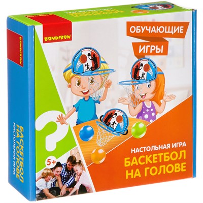 Обучающая настольная игра "БАСКЕТБОЛ НА ГОЛОВЕ" Bondibon (арт. ВВ3323) 410916419