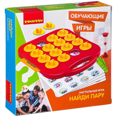 Обучающая настольная игра "НАЙДИ ПАРУ" Bondibon (арт. ВВ2411) 2086899304