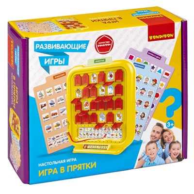 Развивающая настольная игра "ИГРА В ПРЯТКИ" Bondibon (арт. ВВ5666) 473444598