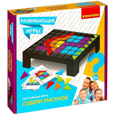 Развивающая настольная игра "СОБЕРИ РИСУНОК" Bondibon (арт. ВВ4476) 925373209