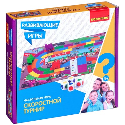 Развивающая настольная игра "СКОРОСТНОЙ ТУРНИР" Bondibon (арт. ВВ4474) 185812545