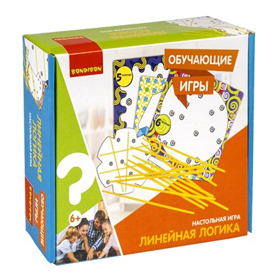 Обучающая настольная игра "ЛИНЕЙНАЯ ЛОГИКА" Bondibon (арт. ВВ5053) 1310313221