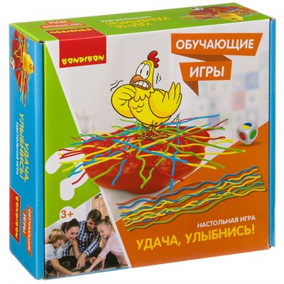 Обучающая настольная игра "УДАЧА, УЛЫБНИСЬ!" Bondibon (арт. ВВ3567) 1649839579