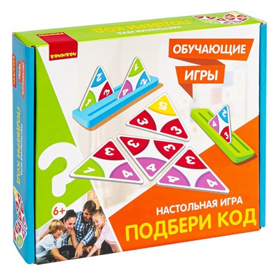 Обучающая настольная игра "ПОДБЕРИ КОД" Bondibon (арт. ВВ5054) 195823102