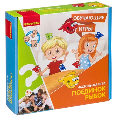 Обучающая настольная игра "ПОЕДИНОК РЫБОК" Bondibon (арт. ВВ3149) 1403502622
