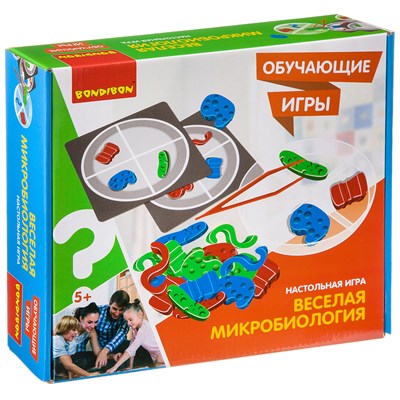 Обучающая настольная игра "ВЕСЕЛАЯ МИКРОБИОЛОГИЯ" Bondibon (арт. ВВ3502) 676576582
