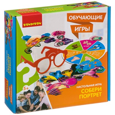 Обучающая настольная игра "СОБЕРИ ПОРТРЕТ" Bondibon (арт. ВВ3458) 1620099569
