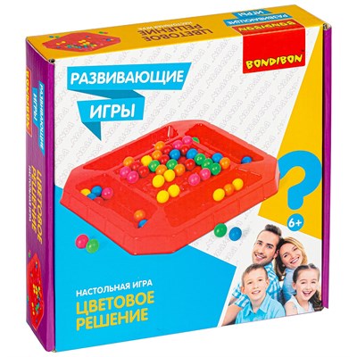 Развивающие настольные игры Bondibon «ЦВЕТОВОЕ РЕШЕНИЕ», BOX (арт. ВВ4517-1) 1198930323
