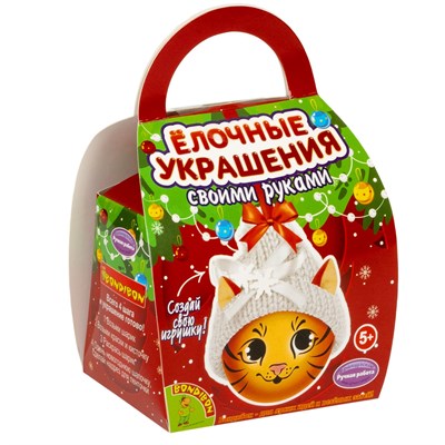 Набор для творчества ШАР-ПОДАРОК "ТИГРЁНОК" роспись по керамике Ручная работа Bondibon (арт. ВВ5180) 181249306