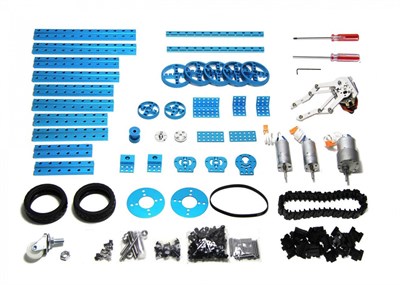Расширенный набор - конструктор Advanced Robot Kit-Blue (без электроники) 1642512949