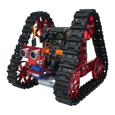 Программируемый гусеничный робот-конструктор OSEPP Triangular Tank Mechanical Kit 696111206
