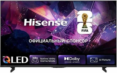 85" Телевизор Hisense 85E7S PRO (2026), 4K UHD, QLED, 144 Гц, черный (EAC) 325170409