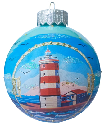 Шар "Морской маяк", 100 мм., в подарочной упаковке 679994213