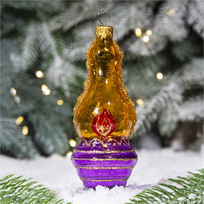 Ёлочное украшение "Лампа Аладдина", в подарочной упаковке, h-11 см 61111893