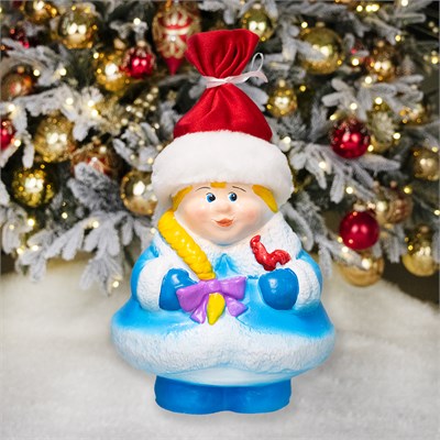 Кукла "Снегурочка" с ёмкостью для конфет, 24 см 1675535766