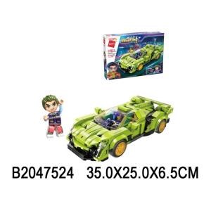 Конструктор пласт. машинка, с фигурками, 292дет. в кор. BRICK14021 (18)