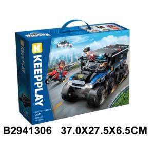 Конструктор пласт. ПОЛИЦИЯ, 364дет. в кор. BRICK11023