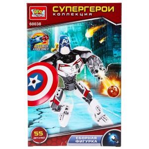 Конструктор супергерои, 55 дет. Город мастеров 60038-ZH