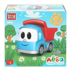 Конструктор грузовичок лёва, 5 дет. Город мастеров 10038-GK (48)